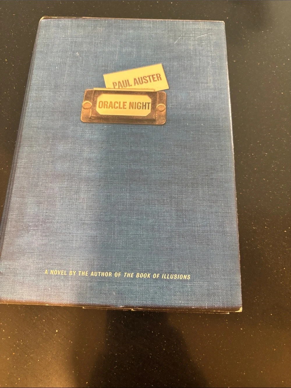 Oracle Night Hardcover  Book - Blue